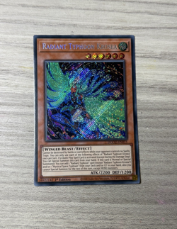 Yu-Gi-Oh TCG DOOD-EN015 Radiant Typhoon Krosea 1st Edition Secret Rare Card - Image 1