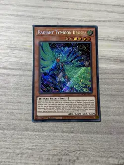 Yu-Gi-Oh TCG DOOD-EN015 Radiant Typhoon Krosea 1st Edition Secret Rare Card - Image 3