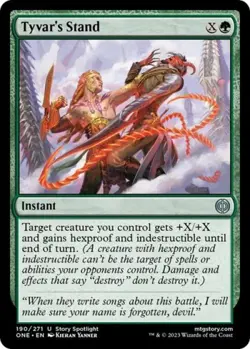 ~ Tyvar's Stand ~ NM Foil ~ Phyrexia: All Will Be One ~ MTG ~ - Image 1