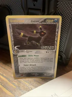 Umbreon Delta Species 17/113 Pokemon Card English Reverse Foil Stamped TCG CCG - Image 1