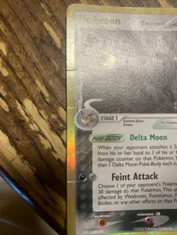 Umbreon Delta Species 17/113 Pokemon Card English Reverse Foil Stamped TCG CCG - Image 3