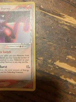 Mewtwo Delta Species Reverse Holo Card 12/113 2005 moderately played - Image 5