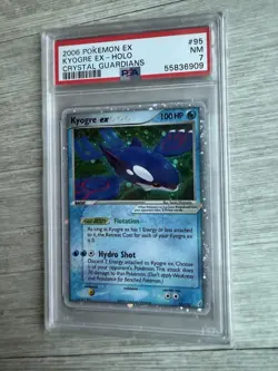 2006 PSA 7 Krogre Ex-holo #95 CRYSTAL GUARDIANS POKEMON Pokemon Card - Image 1