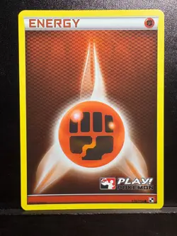 Fighting Energy Holo - [Play! Pokemon] League & Championship Cards 110/114 - Image 1