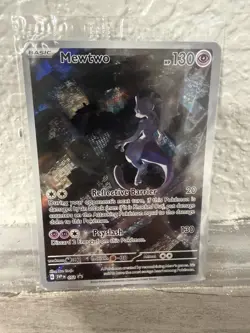 SEALED Mewtwo 052 Scarlet & Violet 151 Black Star Promo Pokemon Card - Image 1