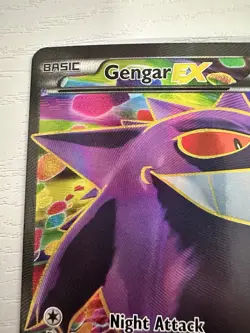 Pokemon TCG Gengar EX Full Art Ultra Rare Card 114/119 Phantom Forces 2014 - Image 2