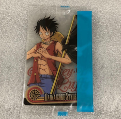 PREORDER Monkey D Luffy Japanese One Piece Morinaga Clear Card Sealed - Image 1