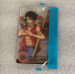 PREORDER Monkey D Luffy Japanese One Piece Morinaga Clear Card Sealed - Image 1