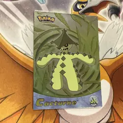 Pokemon Topps Advanced Card Holo Foil Cacturne #21 Rare LP/NM - Image 1