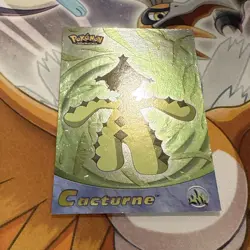Pokemon Topps Advanced Card Holo Foil Cacturne #21 Rare LP/NM - Image 2
