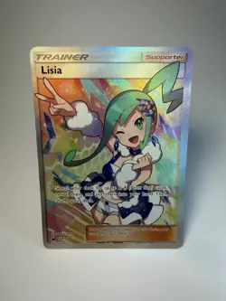 Pokemon TCG Lisia Full Art Holo Card 164/168 Celestial Storm Medium Wear￼ - Image 1