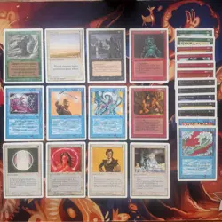 25 different Unlimited cards Magic The Gathering near mint/light play - Image 1