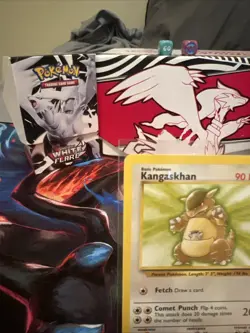 Pokemon TCG Kangaskhan Jungle 21/64 Unlimited Regular Rare Card LP Condition - Image 2