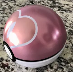 Pokemon Love Ball Tin Pink & White, w/ 50 Mixed Trading Cards - Image 3