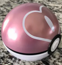 Pokemon Love Ball Tin Pink & White, w/ 50 Mixed Trading Cards - Image 4