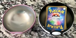 Pokemon Love Ball Tin Pink & White, w/ 50 Mixed Trading Cards - Image 5
