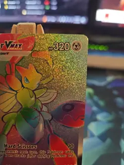 Pokemon TCG Scizor VMAX Darkness Ablaze Rainbow Rare Card 193/189 NM - Image 3