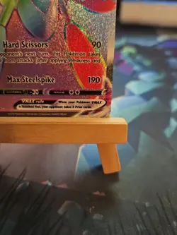 Pokemon TCG Scizor VMAX Darkness Ablaze Rainbow Rare Card 193/189 NM - Image 4