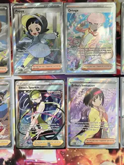 Pokemon TCG Full Art Trainer Cards Lot Of 10 Near Mint Condition - Image 3