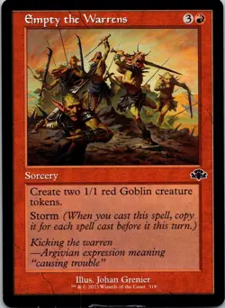 Empty the Warrens (Retro Frame) Dominaria Remastered Regular - Image 1