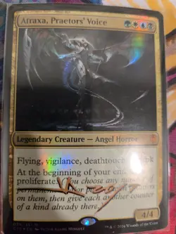 Signed Foil Atraxa, Praetors' Voice - Commander 2016 (C16) - MTG - Image 1