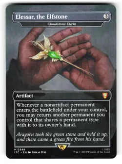 Elessar, the Elfstone (Cloudstone Curio) #349 (NM) (Non-Foil) (LTC) Magic MTG - Image 1