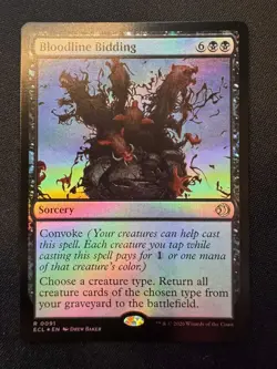 Bloodline Bidding - FOIL - MTG #91 Lorwyn Eclipsed - NM/M - Image 1
