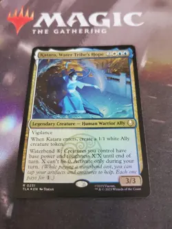 Mtg. Katara, Water Tribe's Hope. Foil. Avatar: The Last Airbender. Nm - Image 1