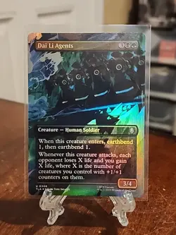 Dai Li Agents - 306 - MTG Avatar: The Last Airbender - Borderless Scene FOIL - Image 1