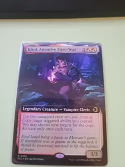 Kirol, Attentive First-Year (Extended Art) (Foil) Lorwyn Eclipsed - Image 1