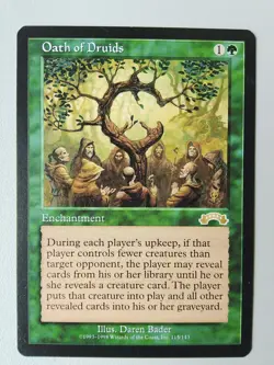 MTG Oath of Druids LP/NM - Magic: The Gathering - Exodus - Image 1