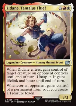 Zidane, Tantalus Thief x4 4x Final Fantasy NM MTG - Image 1