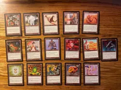 MTG: Vintage ‘96 Mirage 16 Different Artifact Lot - Magic The Gathering - Image 1