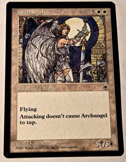 Archangel x1 NM Portal MTG Vintage Hoover Art + Fast Shipping! - Image 1