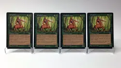 (4) Magic: The Gathering Jolrael's Centaur MTG Vintage 1996 Mirage MP - Image 1