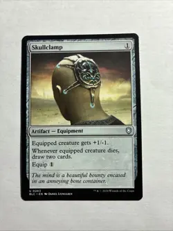 Skullclamp - Commander: Bloomburrow MTG Plus Bonus Rare!!! - Image 1