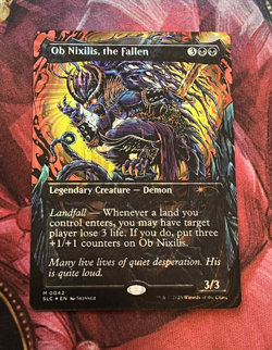 Ob Nixilis, the Fallen - Halo Foil Secret Lair Countdown Kit - Image 1