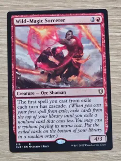 x1 Wild-Magic Sorcerer ~ Mint/NM ~ Commander Legends: Battle for Baldur's Gate - Image 1