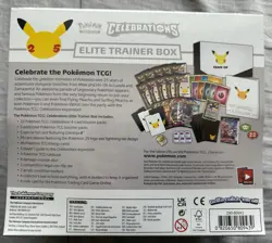 Pokemon Celebrations ETB Elite Trainer Box 25th Anniversary Brand New Sealed!! - Image 2