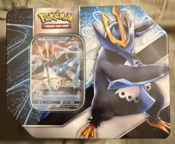 Pokemon TCG v Strikers Empoleon v Tin-5 Booster Pack 820650809552 - Image 1