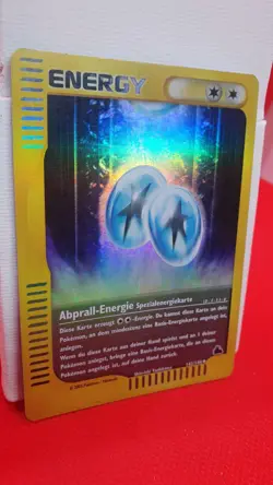 Pokemon Bounce Energy Reverse Holo Skyridge 142/144 Vintage Energy Card German- - Image 3