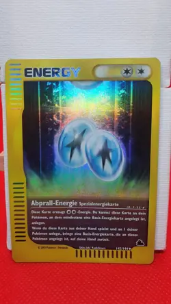 Pokemon Bounce Energy Reverse Holo Skyridge 142/144 Vintage Energy Card German- - Image 4