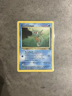 Carte Pokemon Wizards 1996 Hypotrempe Edition Fossil 49/62 Near Mint PCA PSA FR - Image 1