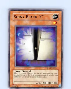 Yu-Gi-Oh TCG Shiny Black "C" ANPR-EN024 Unlimited Regular Common Card Played LP - Image 1