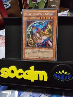 Yugioh Dark Magician Girl MFC-000 Unlimited Damaged Condition - Image 1