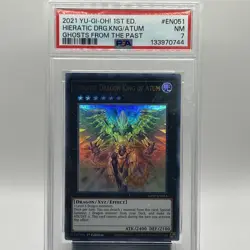 PSA 7: Yugioh TCG-Hieratic Dragon King of Atum-GFTP-EN051-1st Edition-Ultra-rare - Image 1