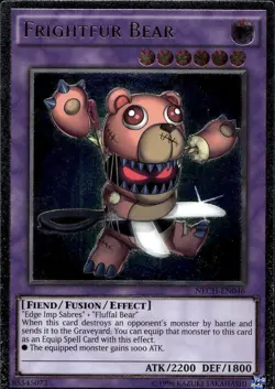 Frightfur Bear EU Unl Ed Ultimate Rare NECH-EN046 Yu-Gi-Oh! - Image 1