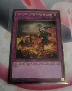 Fire Lake of the Burning Abyss PGL3-EN098 Premium Gold: Infinite Gold 1st... - Image 1