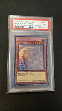 Yu-Gi-Oh! Dark Magician Girl Ghosts/Pasts 2nd Haunting 1st Edition PSA 9 - Image 1