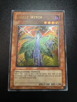 YUGIOH VIOLET WITCH ULTIMATE RARE LIGHT PLAY CRMS-EN097 - Image 1